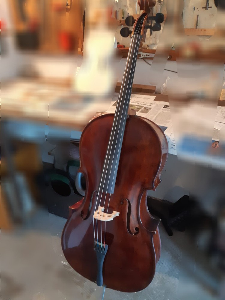 M. Preseglio Luthier Cello, Certified by Mario Gadda - マリオ・㭐ッ�氏認定チェロ