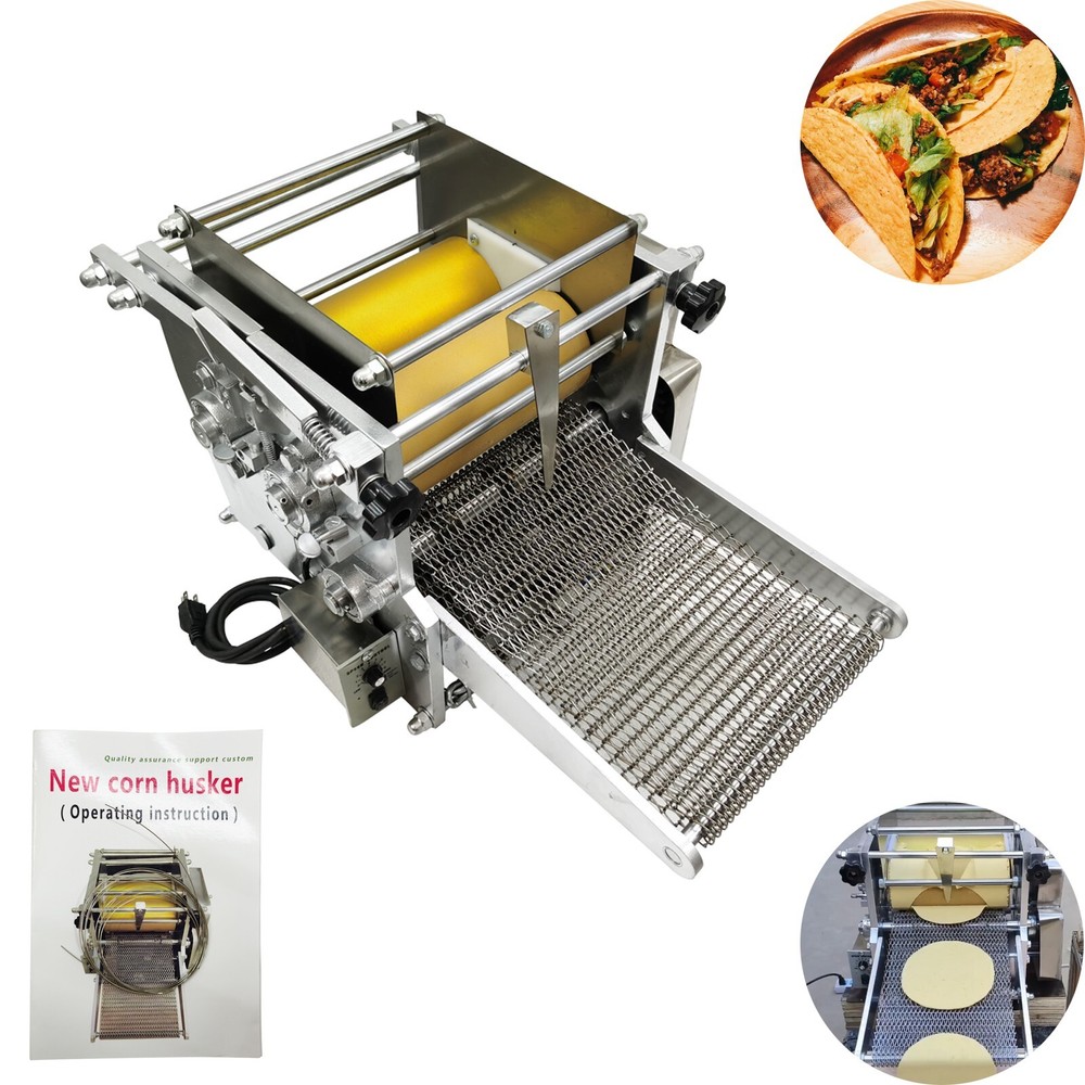 110V 5.9" Corn Tortilla Making Machine Automatic Electric Tacos Chapatti Maker
