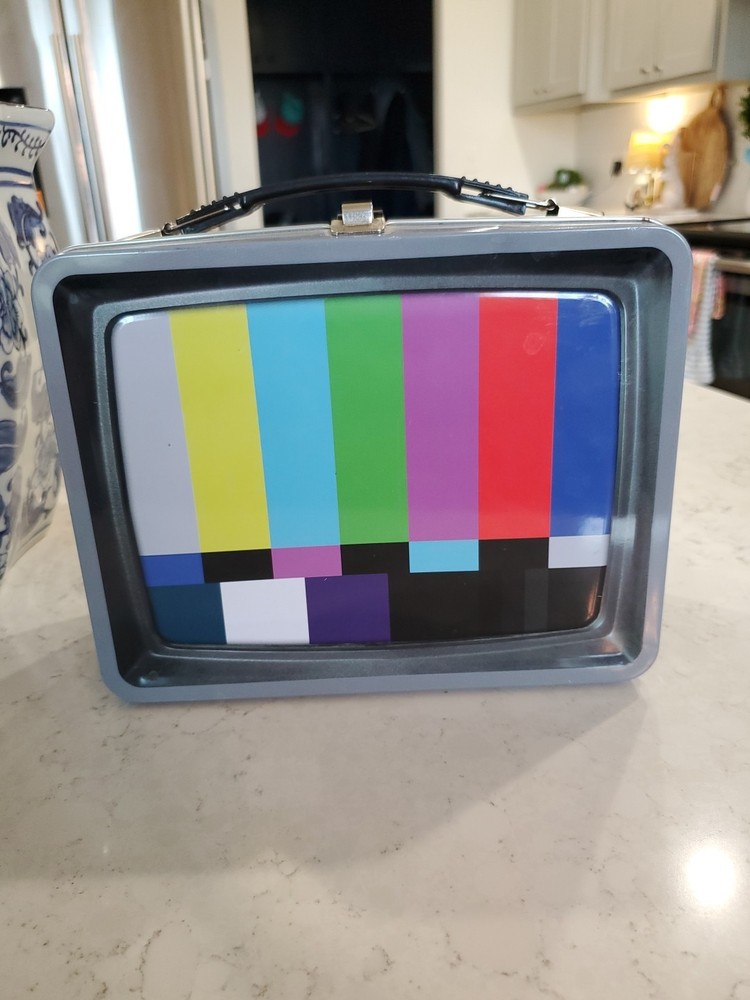Retro Television Lunchbox....clean.