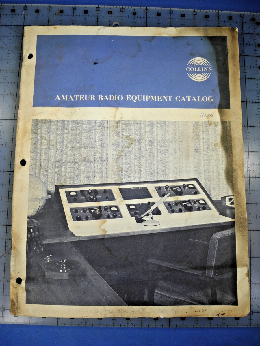 1964 Collins AMATEUR RADIO EQUIPMENT CATALOG No 32 (Free Shipping!)