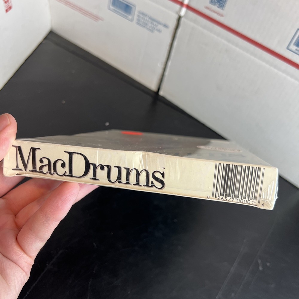 VTG Computer Program Macdrums 512k Macintosh Plus SE Coda Sealed New HTF MIDI
