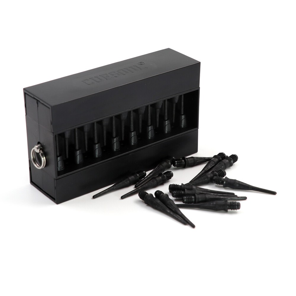 CUESOUL TOUCH-Point Dart Soft Tips withTouch Dart Case Tool-Black