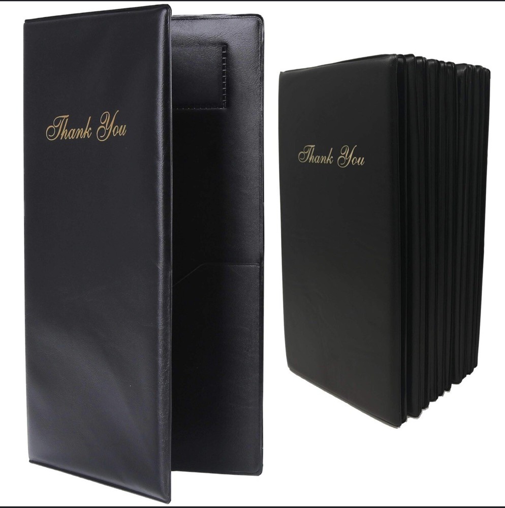 Restaurant guest check card holders- 60 pieces
