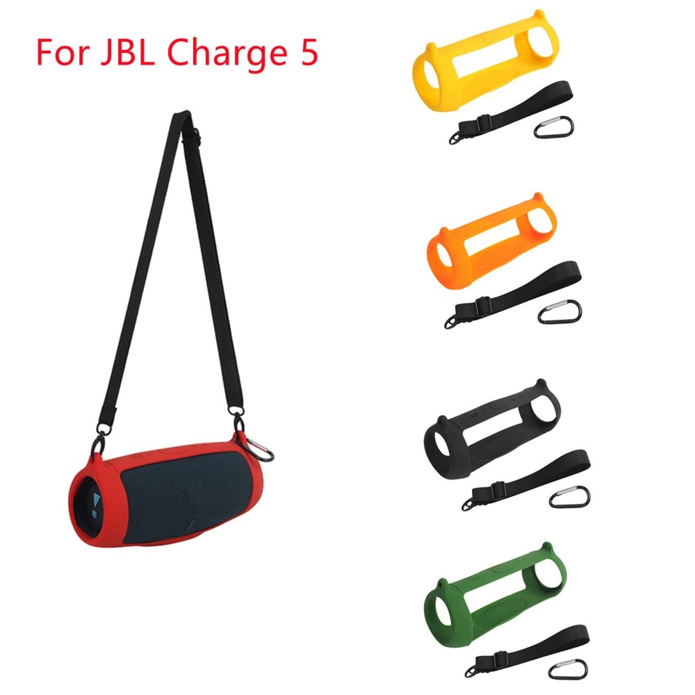 Soft Silicone Cover Cushion Protective Case For JBL Charge 5 Bluetooth Speaker&