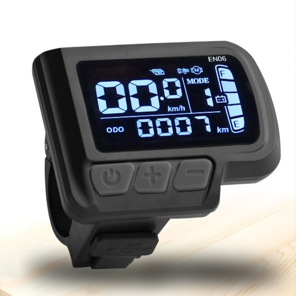 6 Pins Waterproof LCD Display for E Bikes Compatible with Multiple Voltages