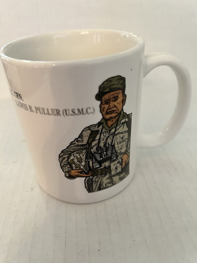 USMC MARINES Lt. Gen. Lewis "Chesty" Puller Commemorative Mug