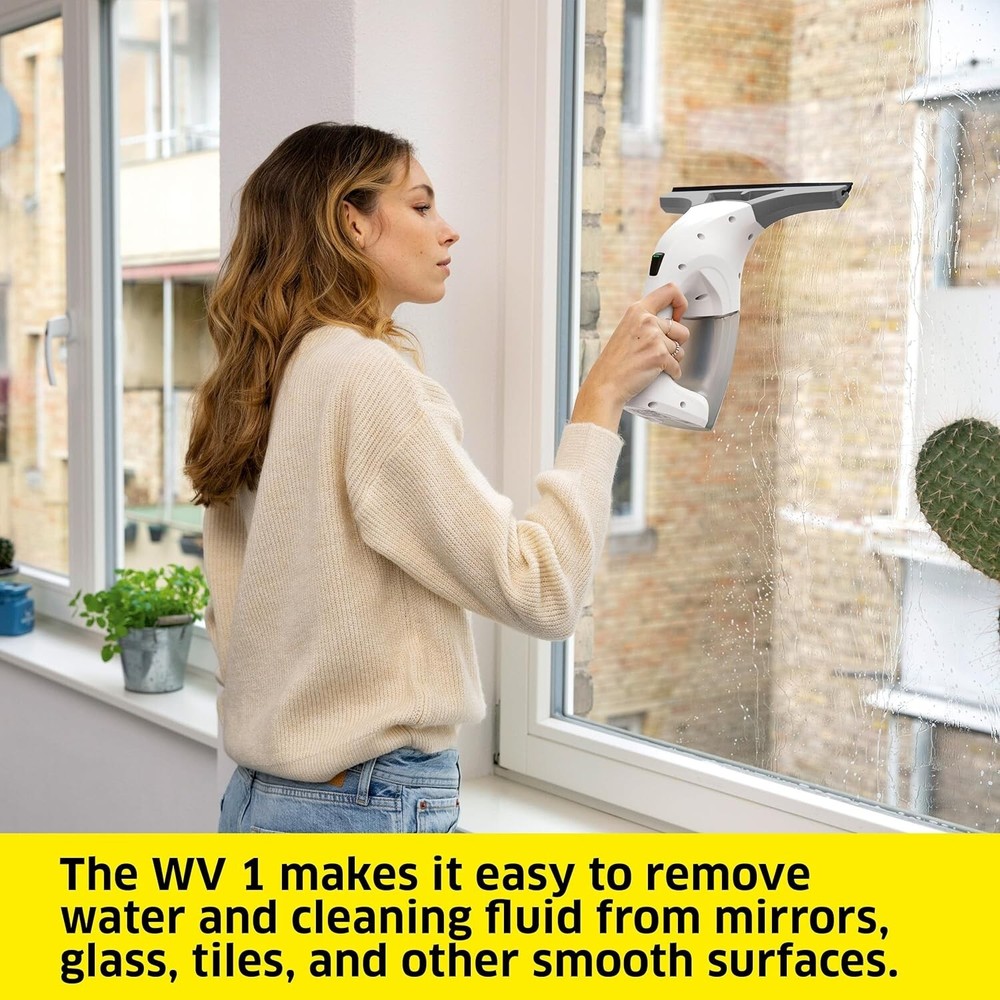 Effortless Multi-Surface Cleaning with Plus 2-in-1 Window Vacuum Squeegee 10"