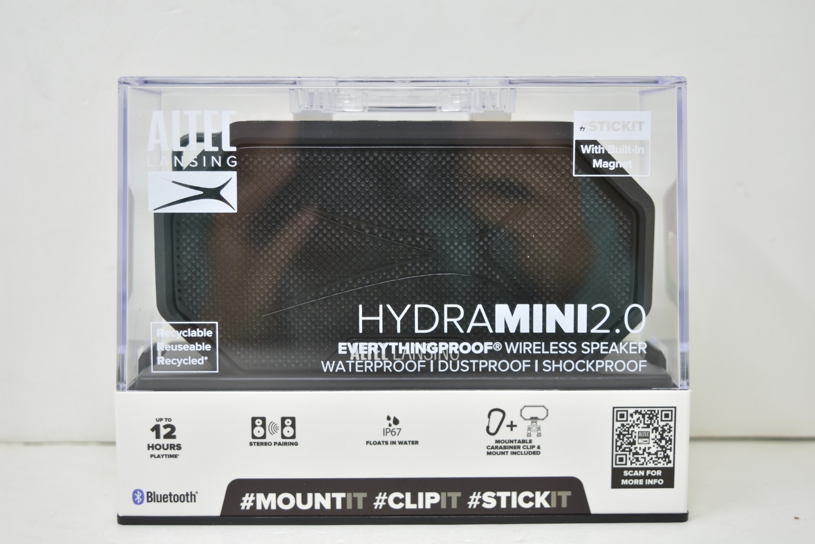 Altec Lansing HYDRAMINI 2.0 Portable Bluetooth Speaker - NEW !!!