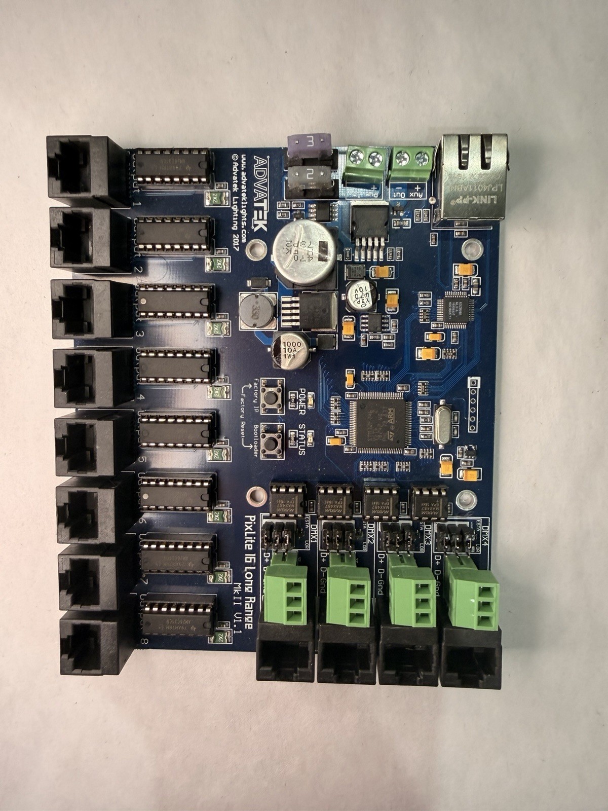 Advatek PixLite 16 Long Range Mk2 + Isolated Receiver | 96 Uni xLights ArtNet