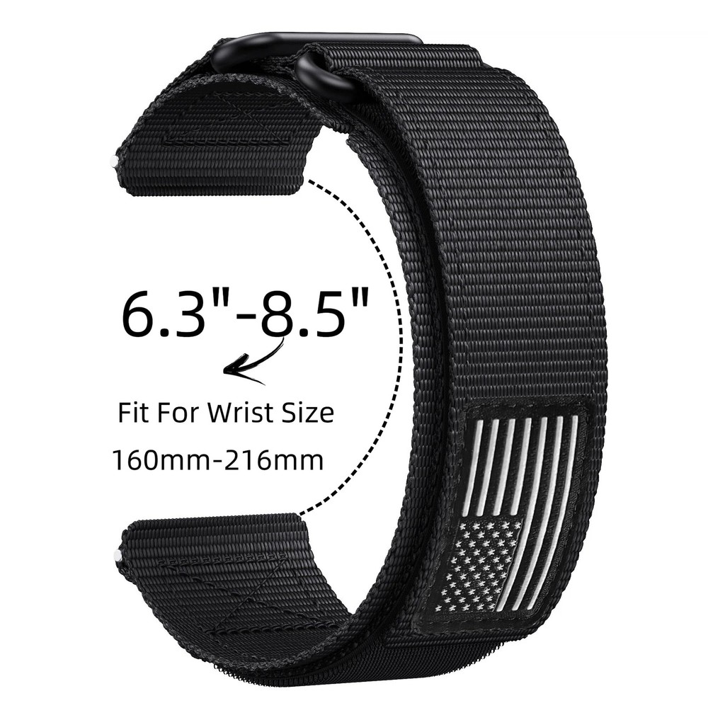 Double Loop Buckle Nylon Strap Compatible with Garmin Instinct 2/2X/3/E Serie...