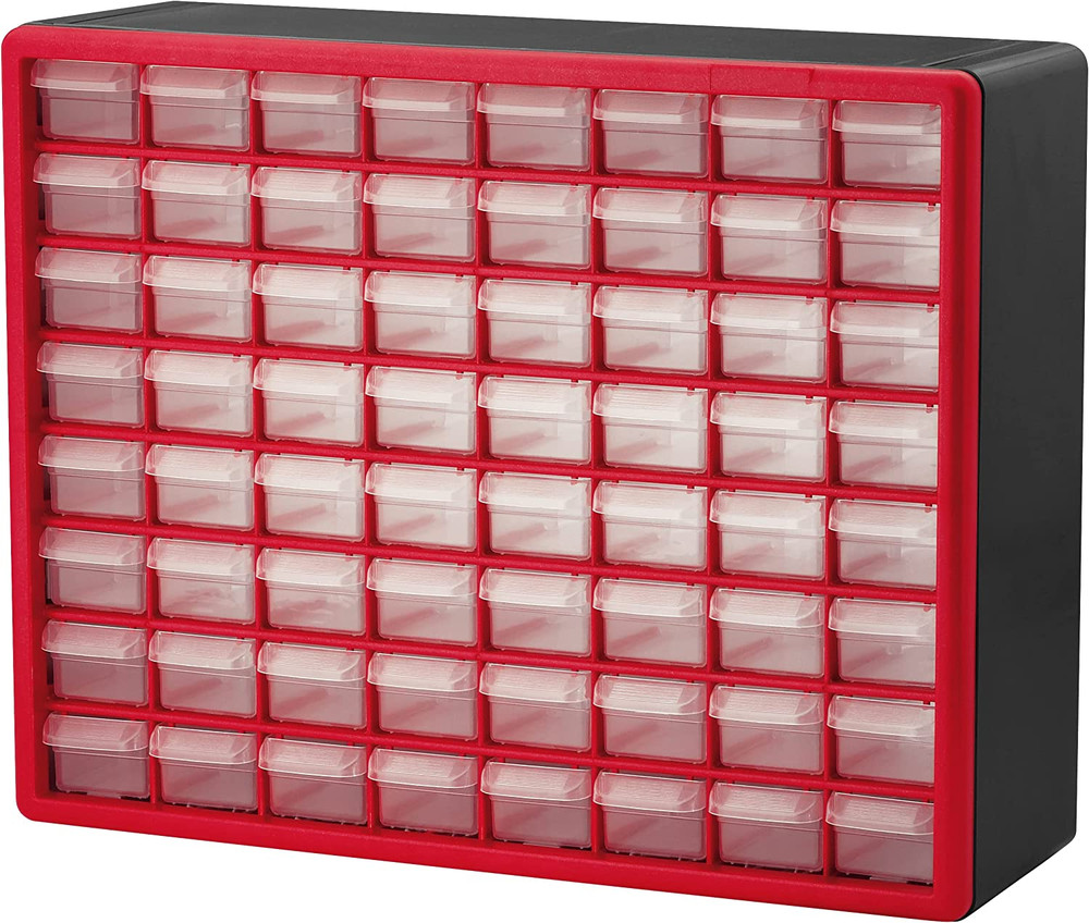 10164, 64 Drawer Hardware and Craft Storage Cabinet Bundle | 40716 Width Divide
