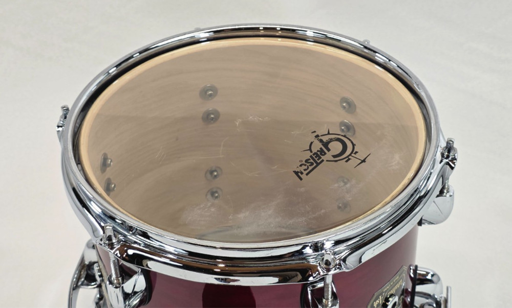 Gretsch Catalina Ash 10" Tom -Red Lacquer Finish