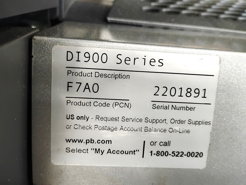 Pitney Bowes DI900 FastPac Document Inserting Machine w/ DIVS Vertical Stacker