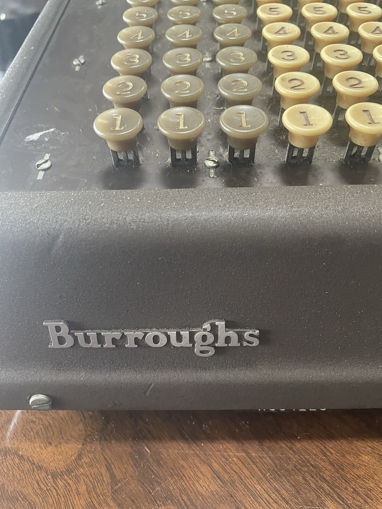 Antique Burroughs Portable Adding Machine
