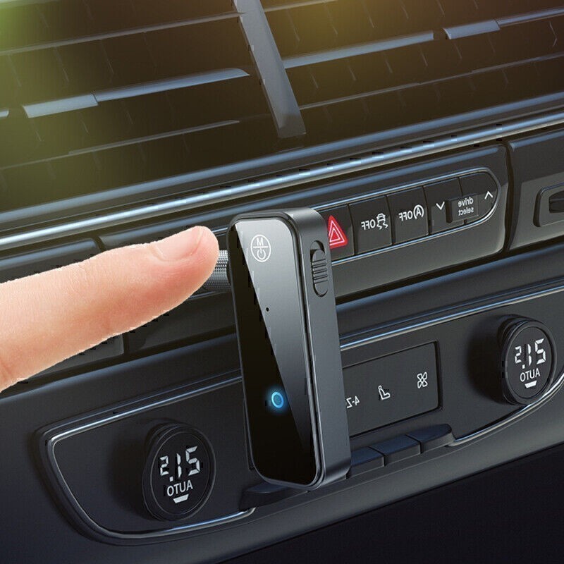 Car Bluetooth 5.0 Receiver Lossless Sound 3.5mm AUX Wireless Audio Adapter