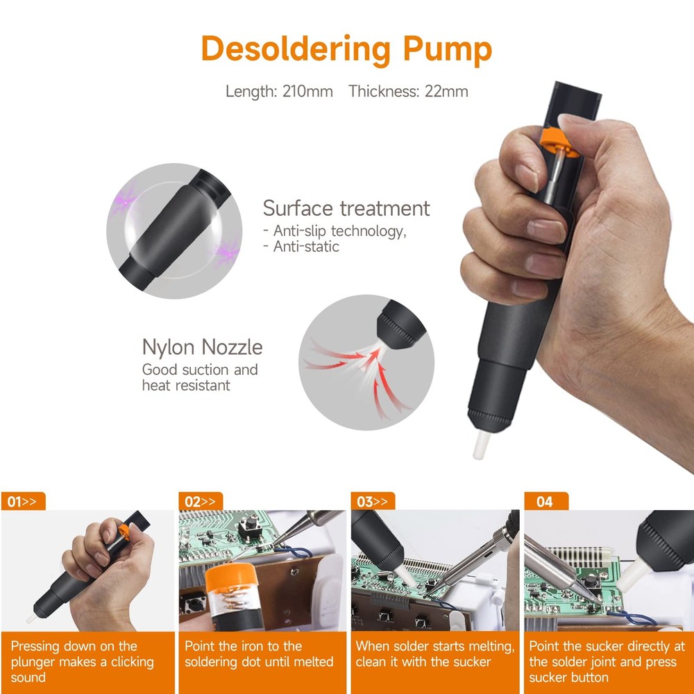 TOWOT Soldering Iron Kit, Electronic 60W Adjustable...