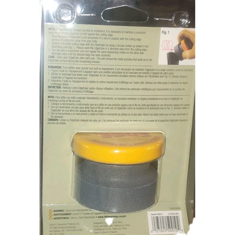 NEW Smith's Sharpeners Edge Eater Multi Purpose Knife Axe & Tool Sharpener 50910