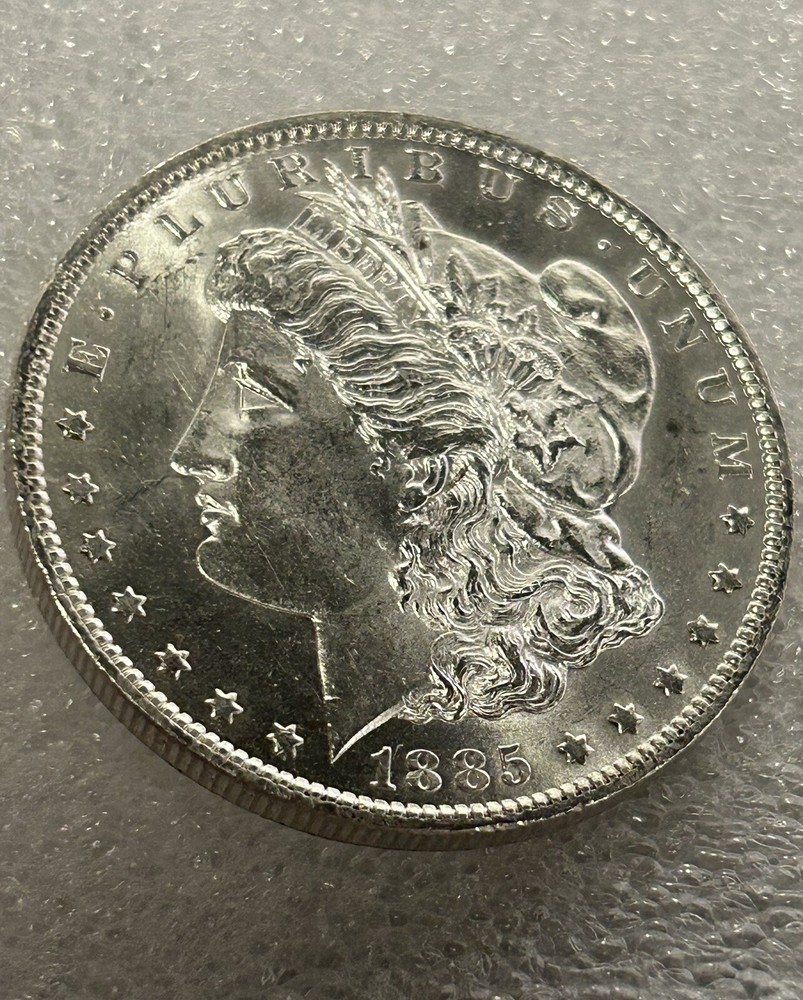 1885 O Morgan Silver $1 BU BB-R36
