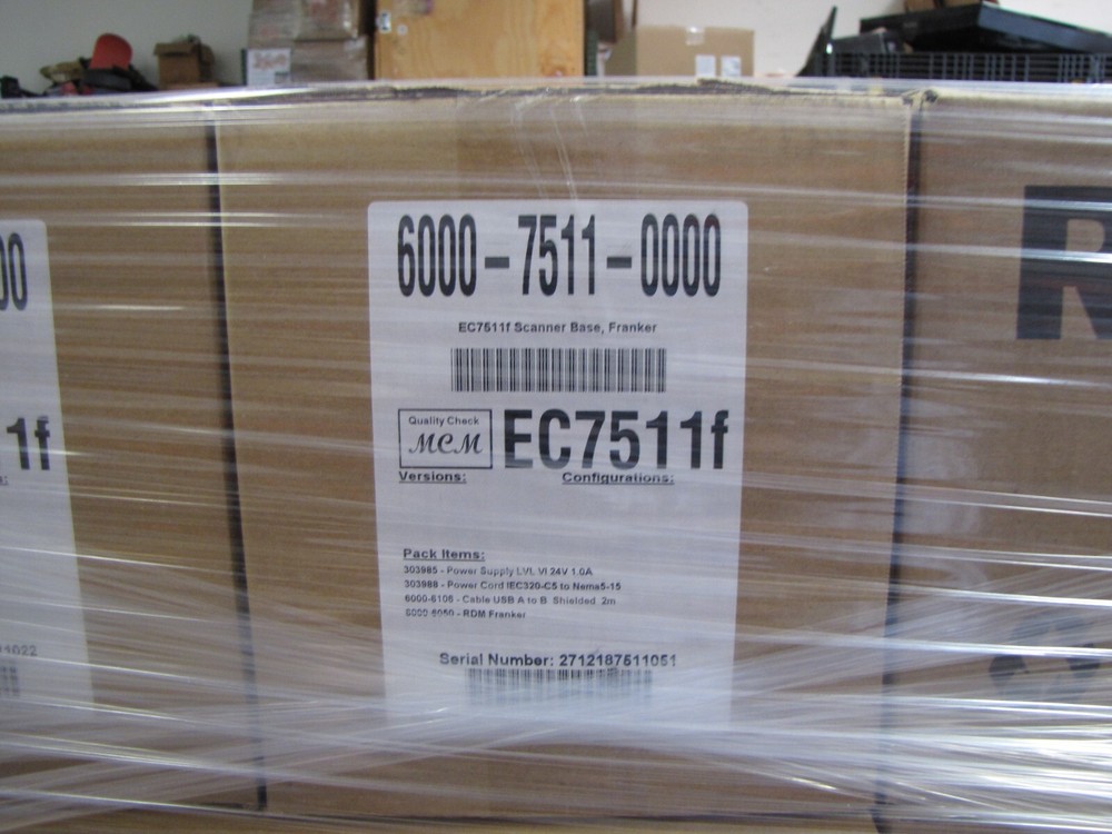 New RDM EC7511f Single Feed Duplex Check Scanner with Franker