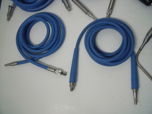 Lot of 8 Pilling ENT Fiber Optic Light Source Cables!