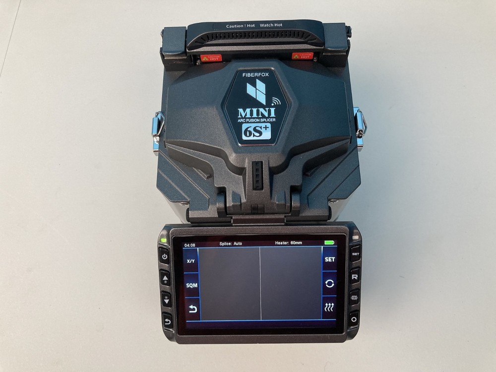 FiberFox 6S+ Core Alignment Splicer, Slightly Used, Total Arcs: 294