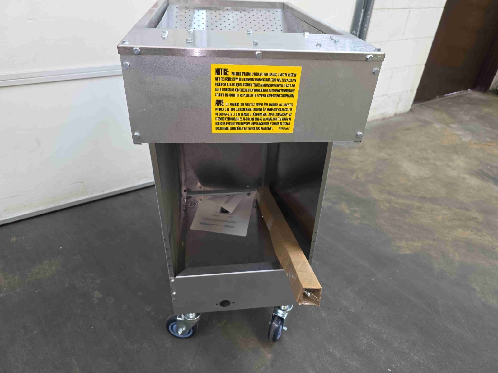 6051 New S/D Vulcan Frymate dump station Model: Frymate-VX15