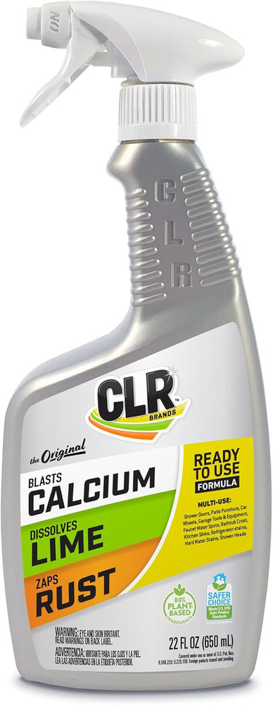 CLR Brands® Calcium, Lime & Rust Remover, Blasts Calcium, Dissolves Lime Deposit