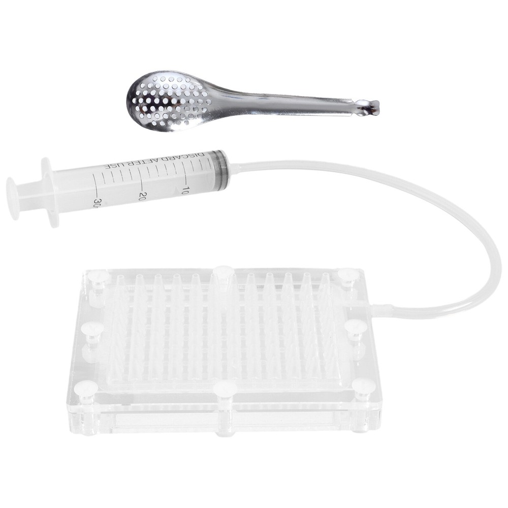 1Pc Spanish Caviar Generator Box Spherification Dropper w/Strainer Spoon Set