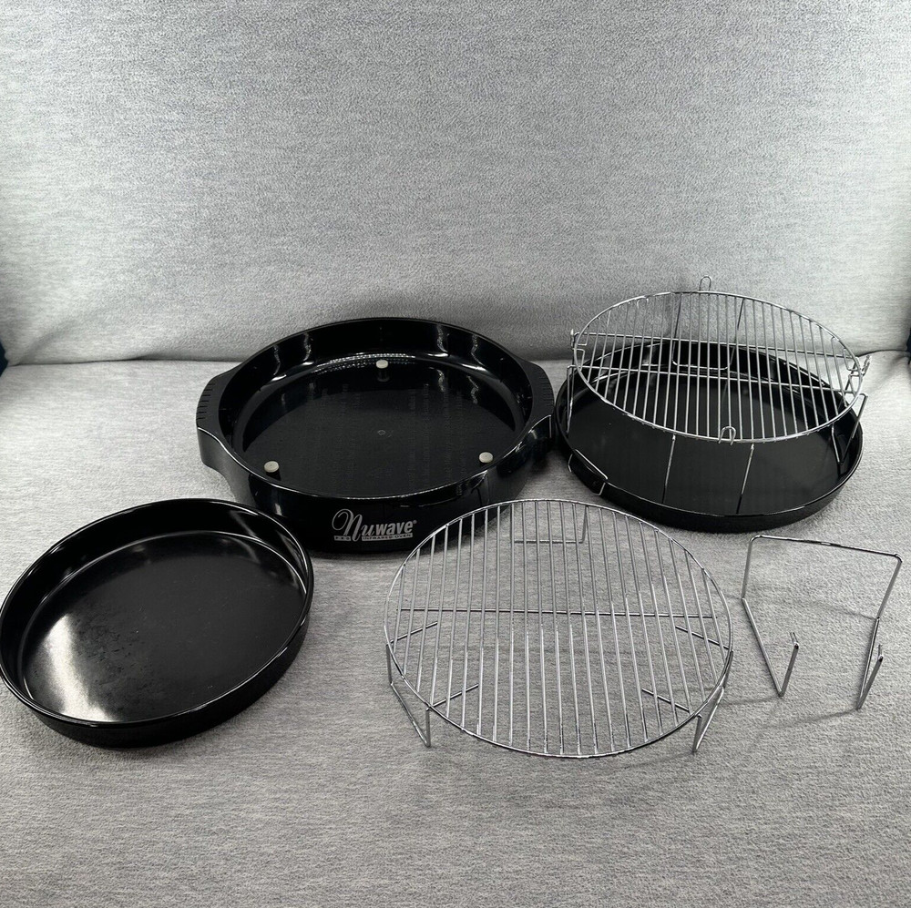 NUWAVE Model 20356 - Replacement Pro Infrared Oven Racks & Drip Pans & Base
