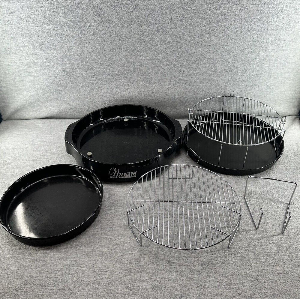 NUWAVE Model 20356 - Replacement Pro Infrared Oven Racks & Drip Pans & Base