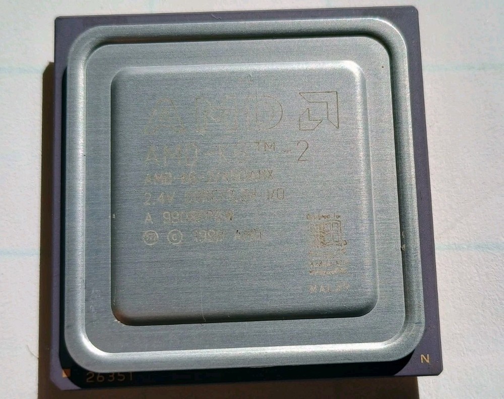 Vintage AMD K6-2/450AHX 450MHz Processor