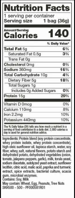 7 Bag Pack Proti Fit Nacho Chips Ideal Protein Compatible