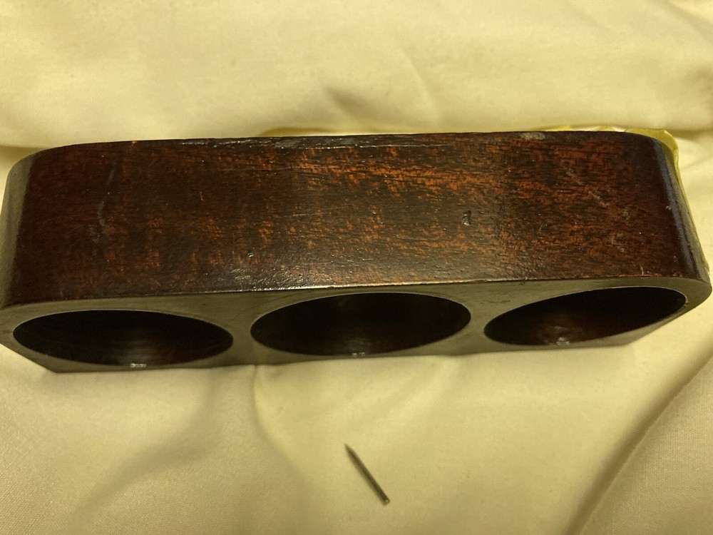 Victrola Talking Machine Mahogany Needle Cup W/ screw