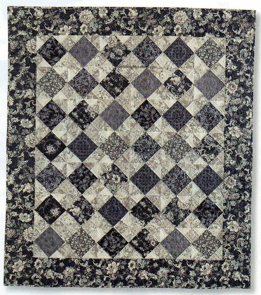 Gentle Taupes Quilt Pattern Pieced GR