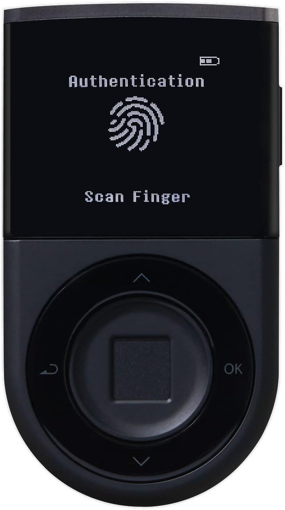 DCENT Biometric Cold Wallet – Your Keys Your Cryptos – Fingerprint