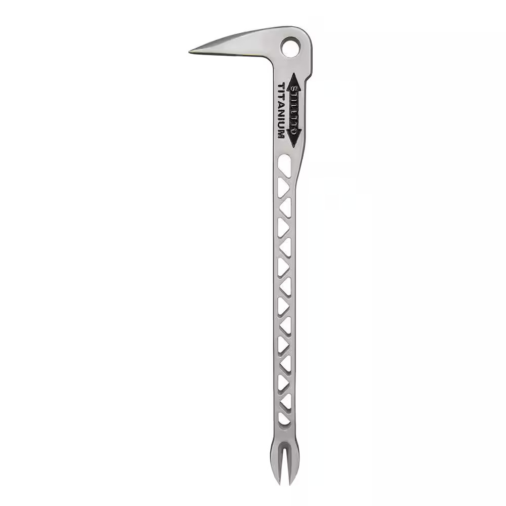 12 In. Titanium Clawbar Nail Puller with Dimpler