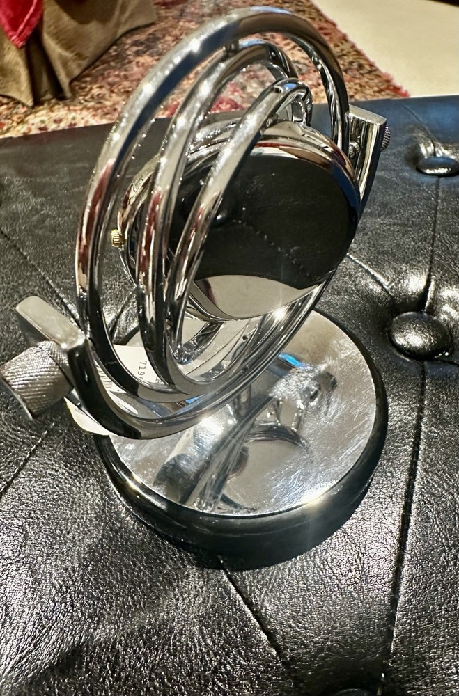Crane Sterling Silver Clock