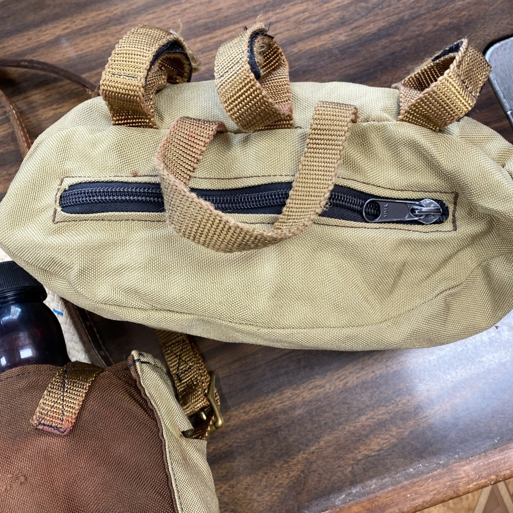 HEADSTALL, REINS, SNAFFLE, POMMEL BAG, CANTEEN