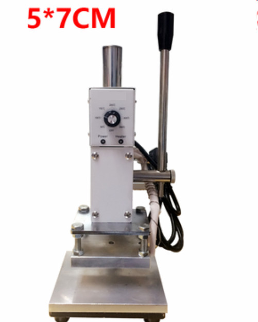 5*7cm Manual Hot Foil Stamping Machine Leather Plastic Bronzing machine hot!!!