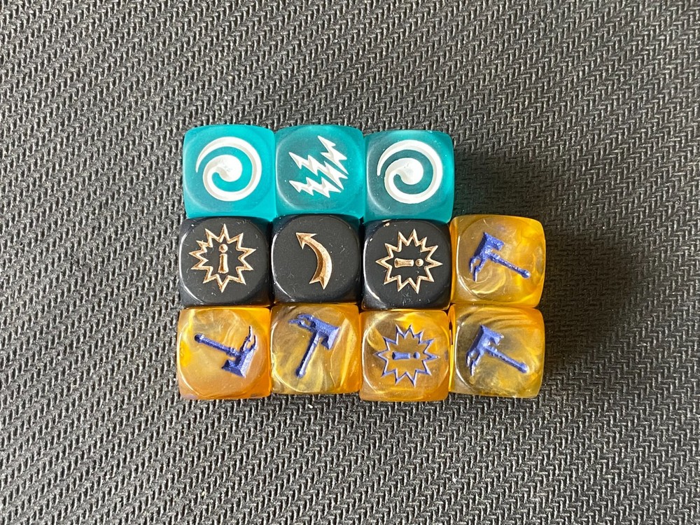 GW AoS - Warhammer Underworlds Dice Sets assorted (6B2)