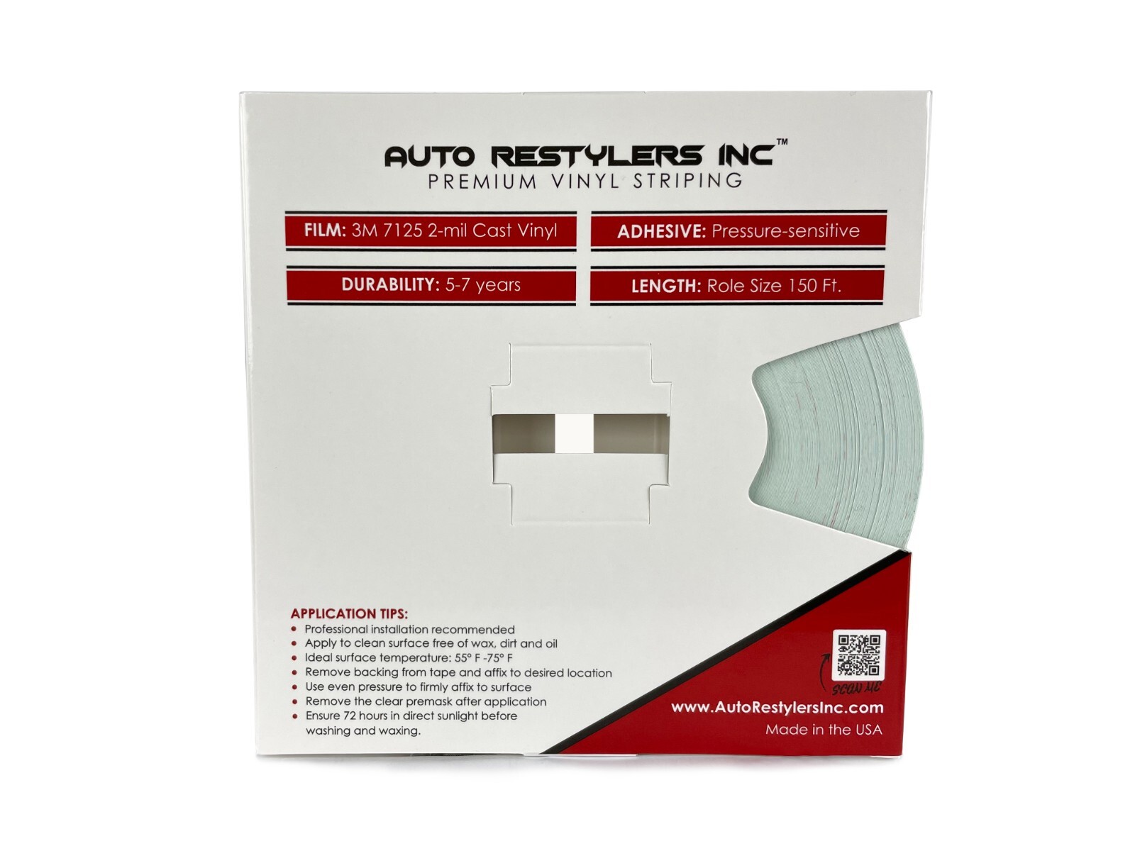 ARi 1/4" x 150' 3M Automotive Vinyl Pinstripe Tape - Boats, Marine & Industrial