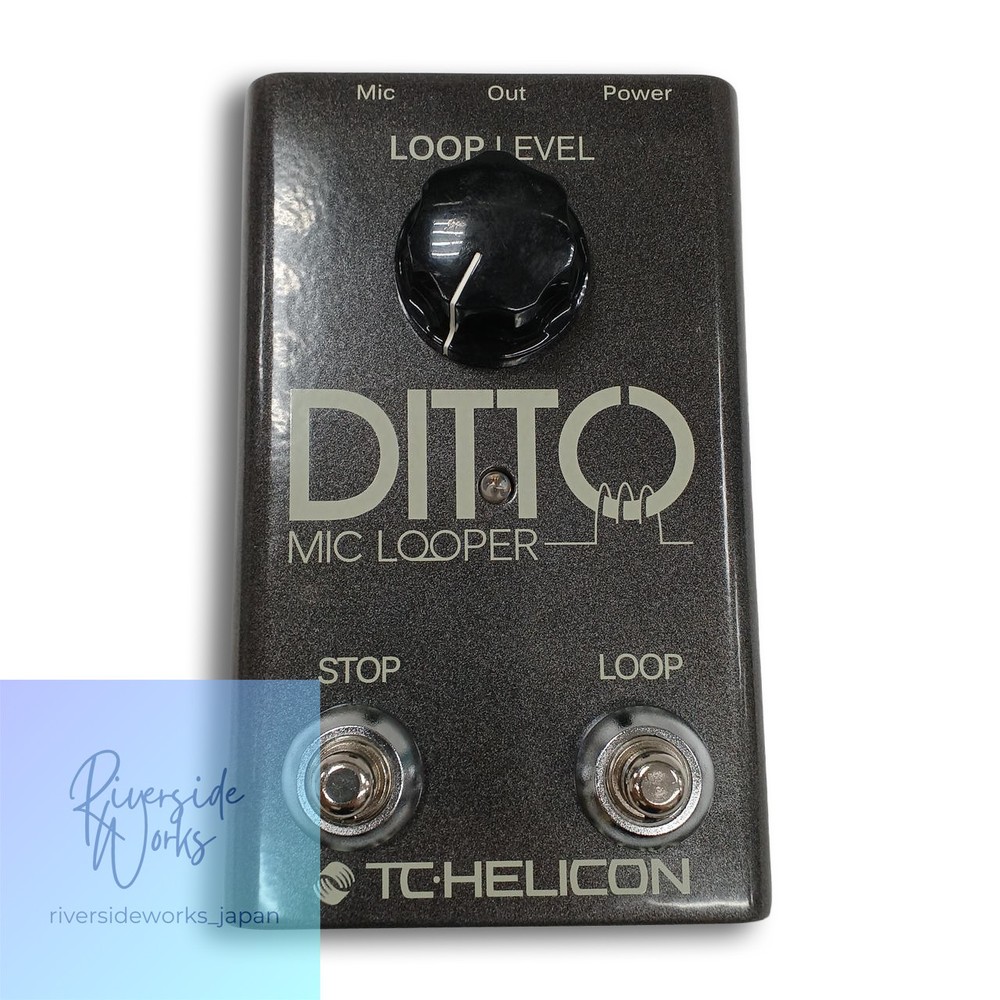 TC HELICON Effects Pedal DITTO MIC LOOPER
