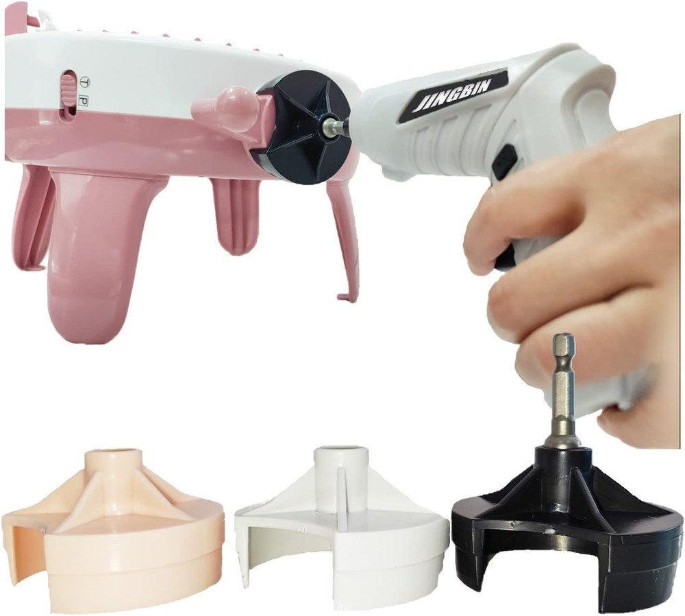 Knitting Machine Drill Attachment for Sentro Knitting Machine Adapter 3 Quick...