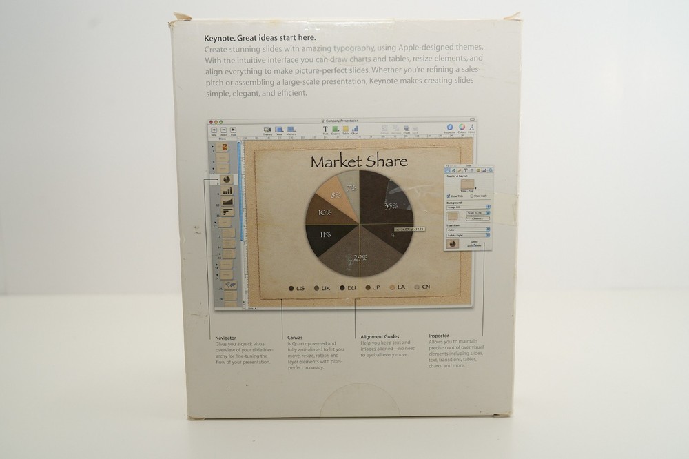 Apple Keynote 2003 Mac M8822Z/A