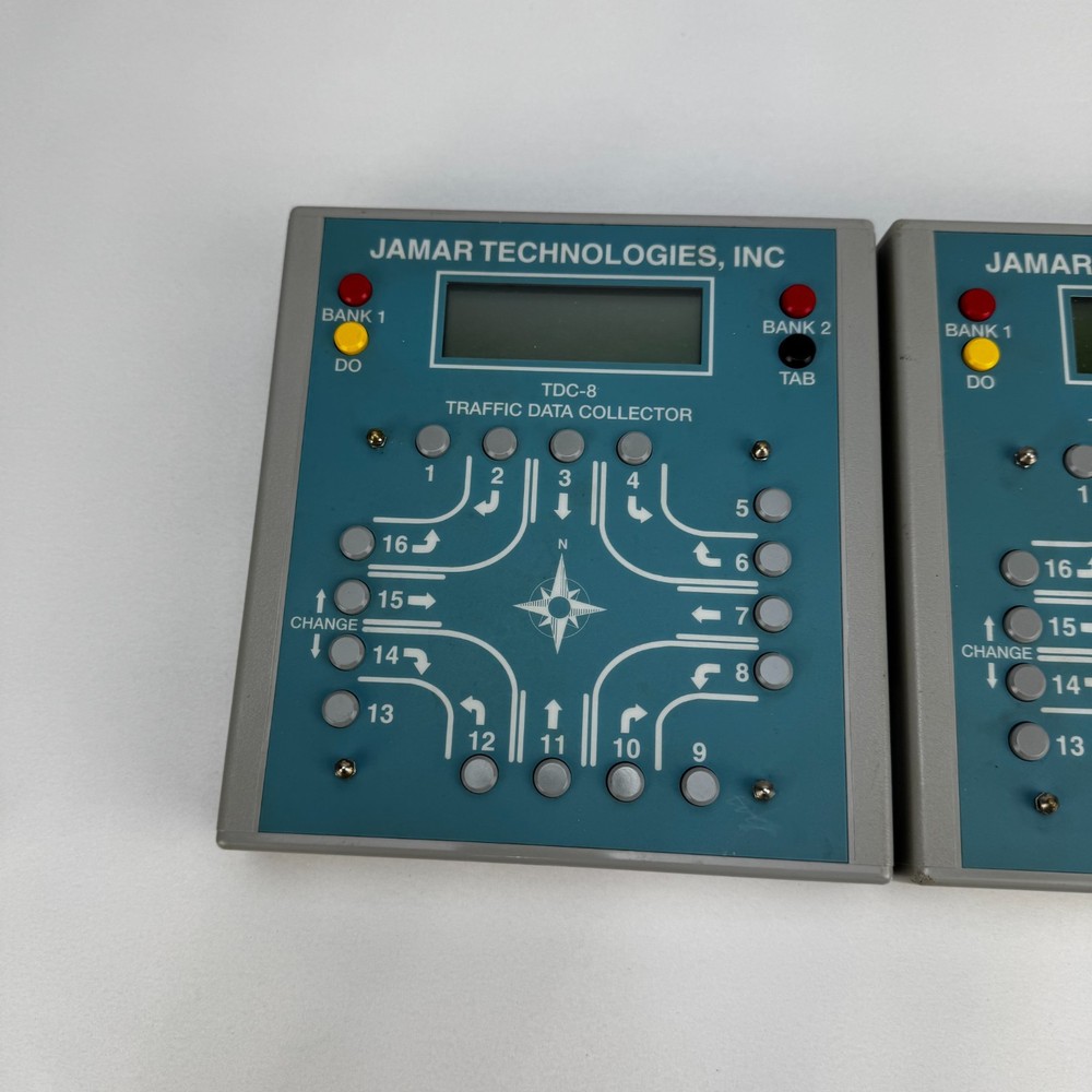 2x Pair Jamar Technologies TDC-8 Intersection Counters Traffic Data Collection