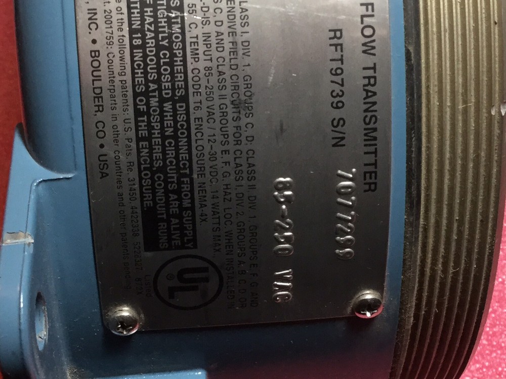 Micromotion RFT9739E4SUJ Elite Remote Flow Transmitter Base