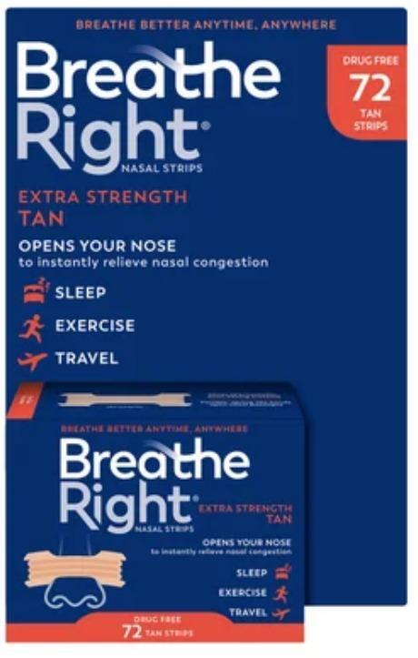 Extra Nasal Strips, 72 Count (Premium pack)