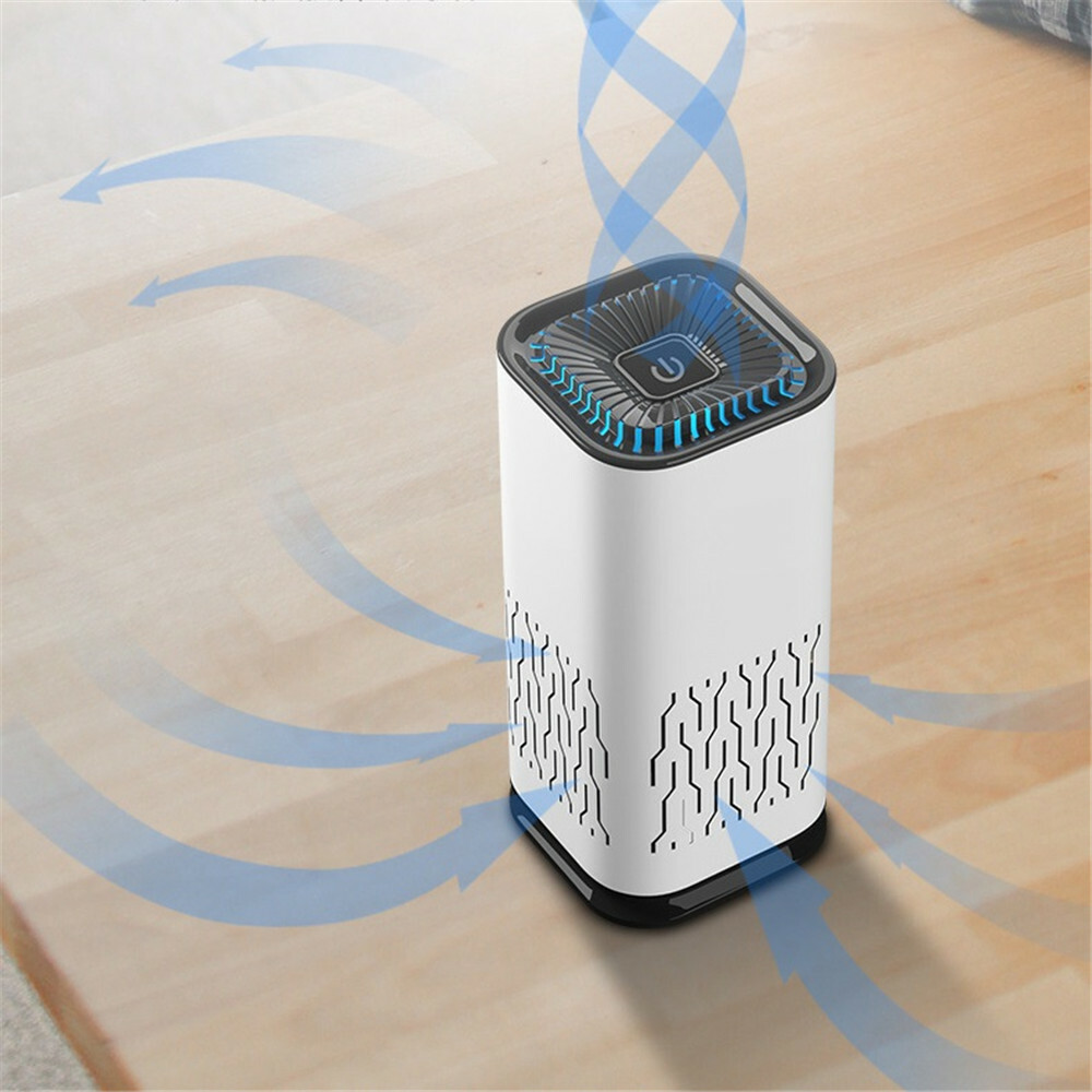 Air Purifier Freshener Cleaner Odor Pet Dander Eliminator for small room UV USA