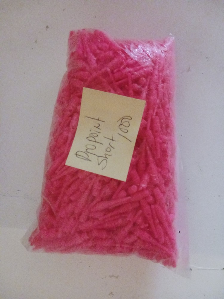 1000 Pro Tip Short Soft Dart Tips Pink