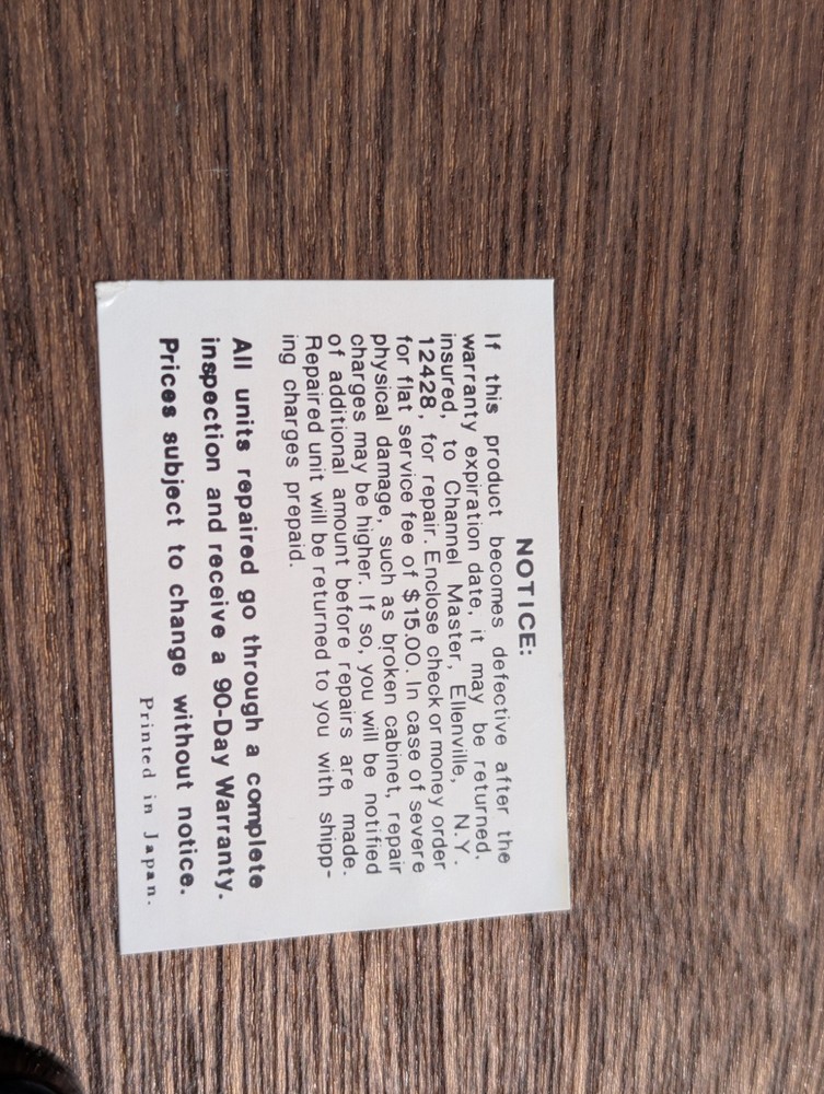 Channel Master Model6278